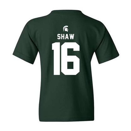 Michigan State - NCAA Football : Adam Shaw - Generic Shersey Youth T-Shirt-1