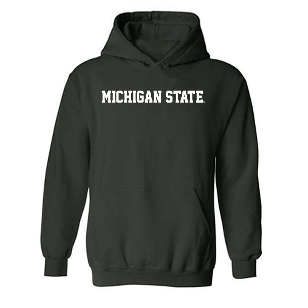 Michigan State - NCAA Cheerleading : Edwin Yepez - Generic Shersey Hooded Sweatshirt-0