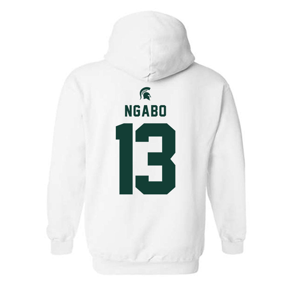 Michigan State - NCAA Men's Soccer : Innocent Ngabo - Classic Shersey Hooded Sweatshirt-1