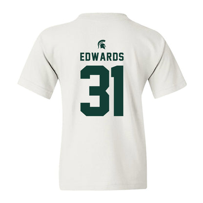 Michigan State - NCAA Football : Deuce Edwards - Classic Shersey Youth T-Shirt-1