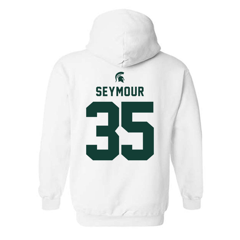 Michigan State - NCAA Baseball : Randy Seymour - Classic Shersey Hooded Sweatshirt-1