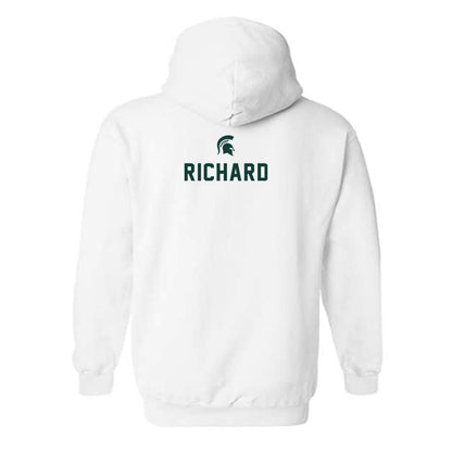 Michigan State - NCAA Football : Michael Richard - Classic Shersey Hooded Sweatshirt-1