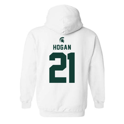 Michigan State - NCAA Men's Soccer : Thatcher Hogan - Classic Shersey Hooded Sweatshirt-1