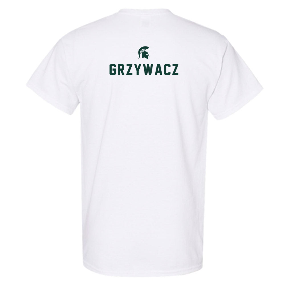 Michigan State - NCAA Women's Rowing : Megan Grzywacz - Classic Shersey T-Shirt-1