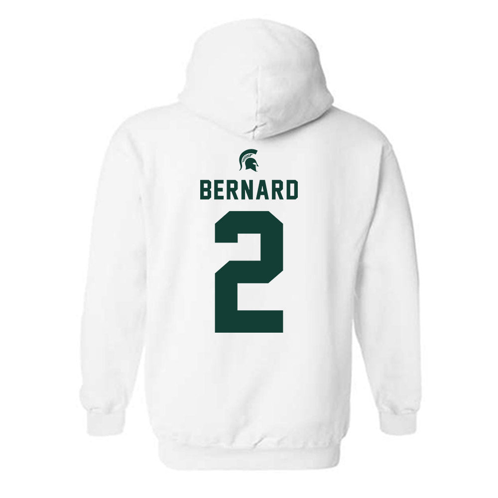Michigan State - NCAA Softball : Zoie Bernard - Classic Shersey Hooded Sweatshirt-1