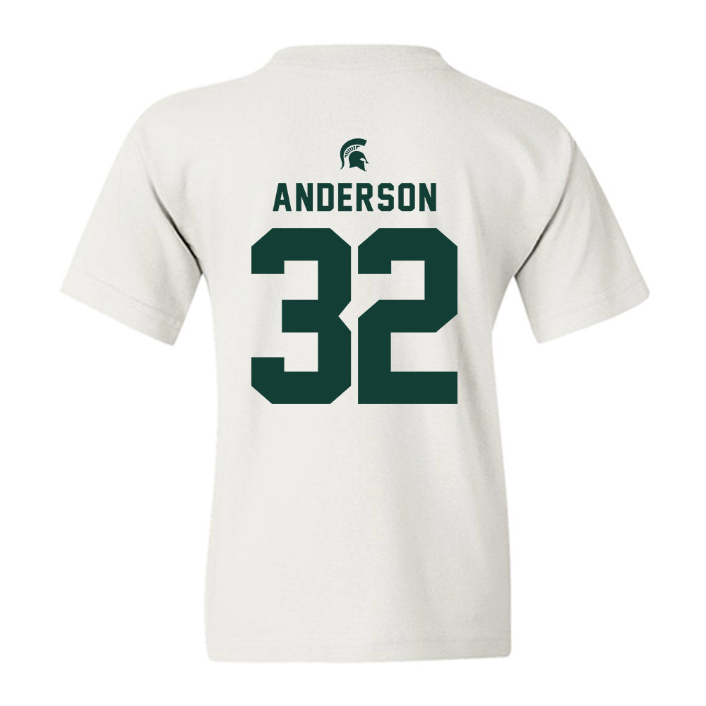 Michigan State - NCAA Men's Soccer : David Anderson - Classic Shersey Youth T-Shirt-1