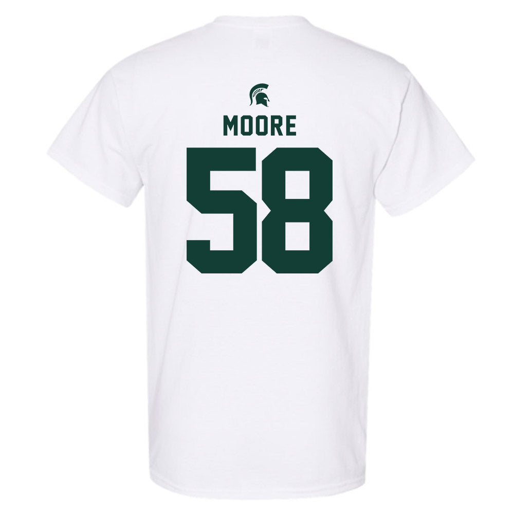 Michigan State - NCAA Football : Conner Moore - Classic Shersey T-Shirt-1