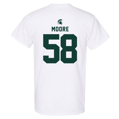 Michigan State - NCAA Football : Conner Moore - Classic Shersey T-Shirt-1