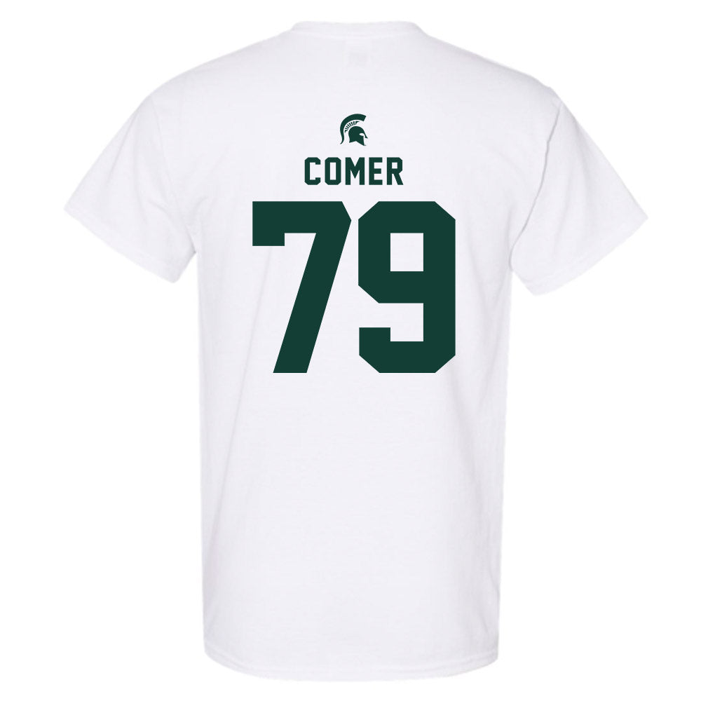 Michigan State - NCAA Football : Tristan Comer - Classic Shersey T-Shirt-1