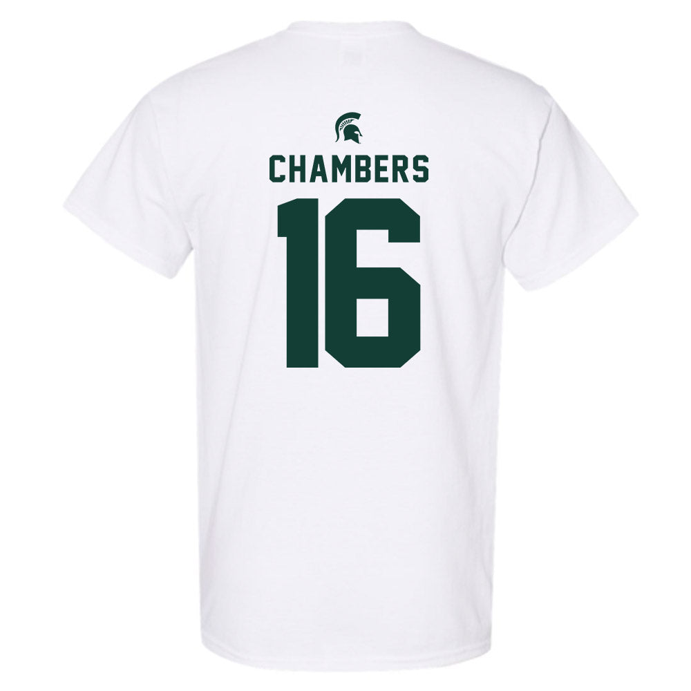 Michigan State - NCAA Baseball : Brady Chambers - Classic Shersey T-Shirt-1