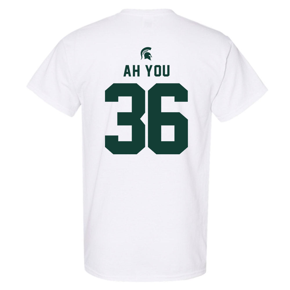 Michigan State - NCAA Football : Leonard Ah You - Classic Shersey T-Shirt-1