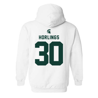 Michigan State - NCAA Men's Soccer : Ezra Horlings - Classic Shersey Hooded Sweatshirt-1