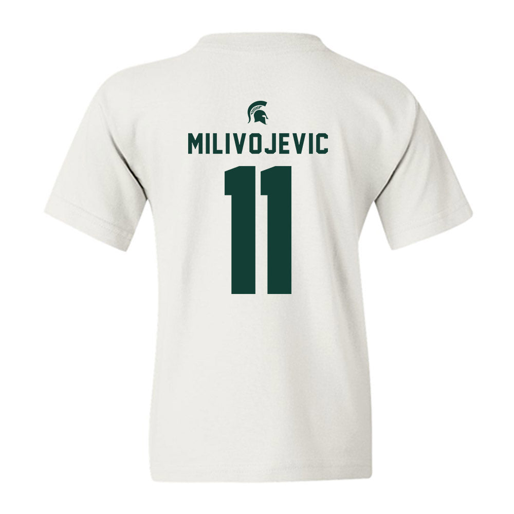 Michigan State - NCAA Football : Alessio Milivojevic - Classic Shersey Youth T-Shirt-1
