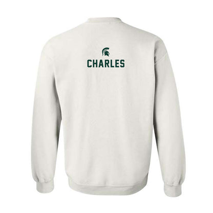 Michigan State - NCAA Football : Colin Charles - Classic Shersey Crewneck Sweatshirt-1