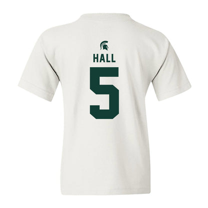 Michigan State - NCAA Football : Jordan Hall - Classic Shersey Youth T-Shirt-1