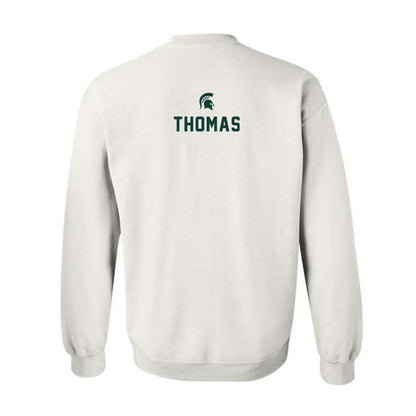 Michigan State - NCAA Football : Brayden Thomas - Classic Shersey Crewneck Sweatshirt-1