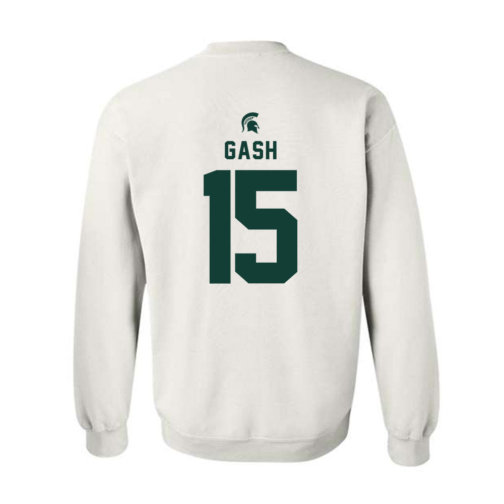 Michigan State - NCAA Football : Caleb Gash - Classic Shersey Crewneck Sweatshirt-1