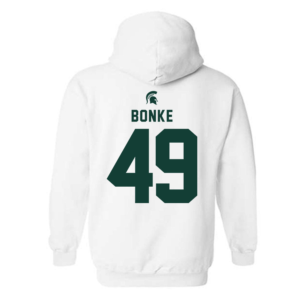 Michigan State - NCAA Men's Basketball : Anton Bonke - Classic Shersey Hooded Sweatshirt-1
