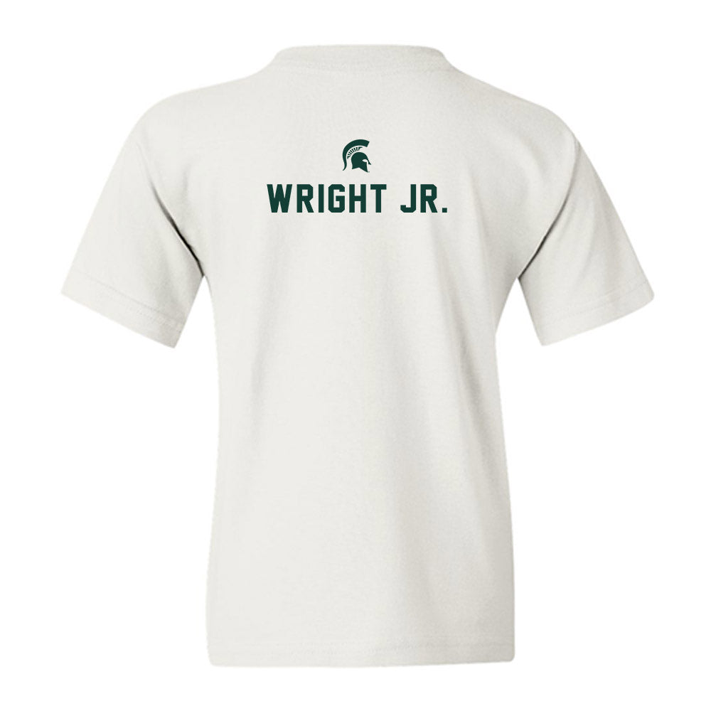 Michigan State - NCAA Football : Robert Wright Jr. - Classic Shersey Youth T-Shirt-1