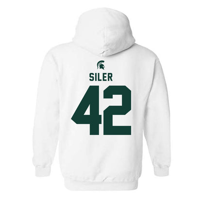 Michigan State - NCAA Baseball : Andrew Siler - Classic Shersey Hooded Sweatshirt-1