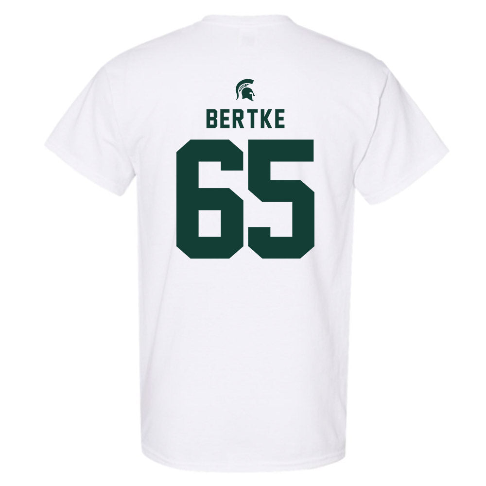 Michigan State - NCAA Football : Cole Bertke - Classic Shersey T-Shirt-1