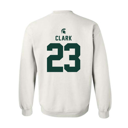 Michigan State - NCAA Men's Ice Hockey : Jimmy Clark - Classic Shersey Crewneck Sweatshirt-1