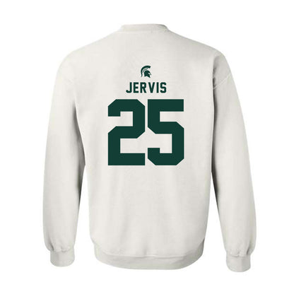 Michigan State - NCAA Men's Basketball : Jasiah Jervis - Classic Shersey Crewneck Sweatshirt-1