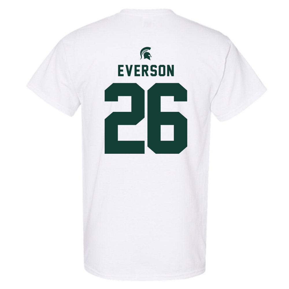 Michigan State - NCAA Baseball : Andrew Everson - Classic Shersey T-Shirt-1