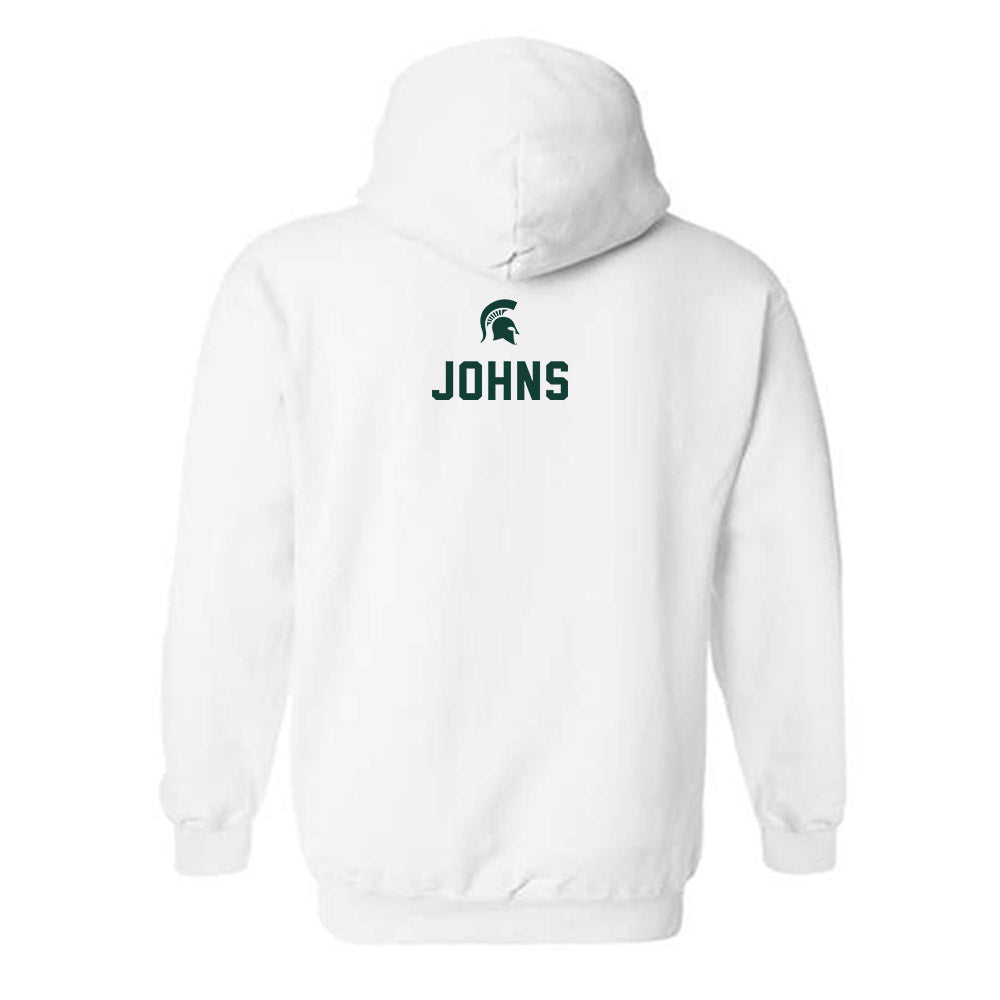 Michigan State - NCAA Women's Track & Field : Makenzie Johns - Classic Shersey Hooded Sweatshirt-1