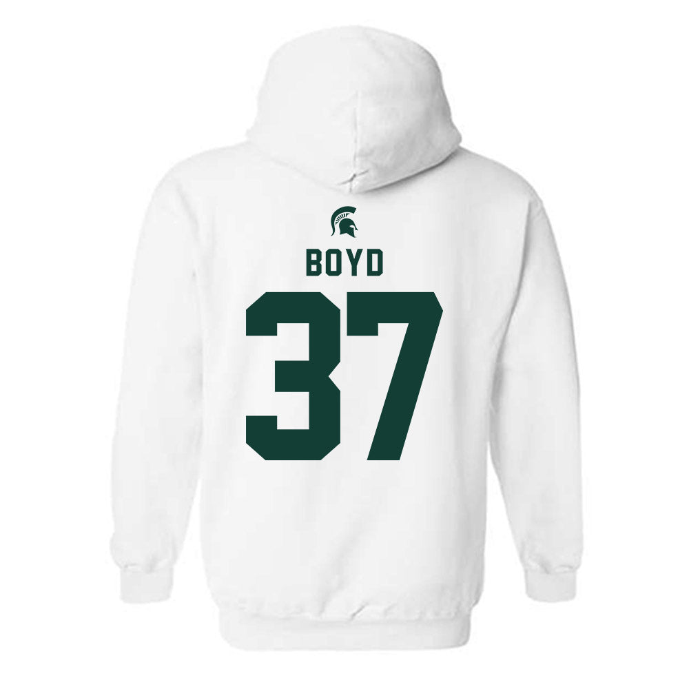 Michigan State - NCAA Football : Liam Boyd - Classic Shersey Hooded Sweatshirt-1