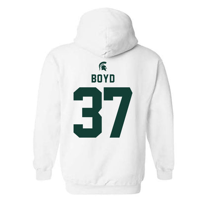 Michigan State - NCAA Football : Liam Boyd - Classic Shersey Hooded Sweatshirt-1