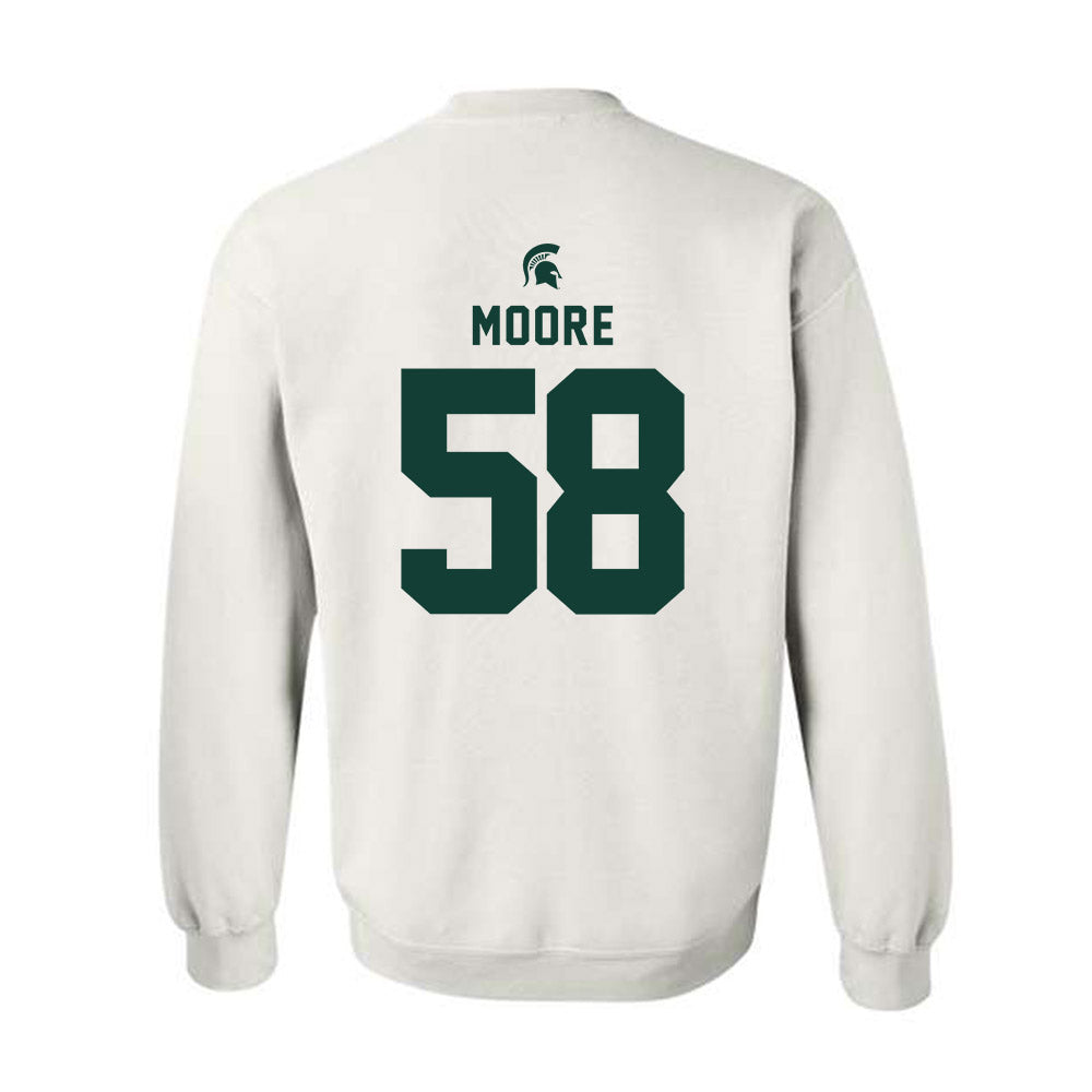 Michigan State - NCAA Football : Conner Moore - Classic Shersey Crewneck Sweatshirt-1
