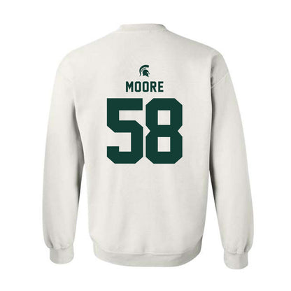 Michigan State - NCAA Football : Conner Moore - Classic Shersey Crewneck Sweatshirt-1
