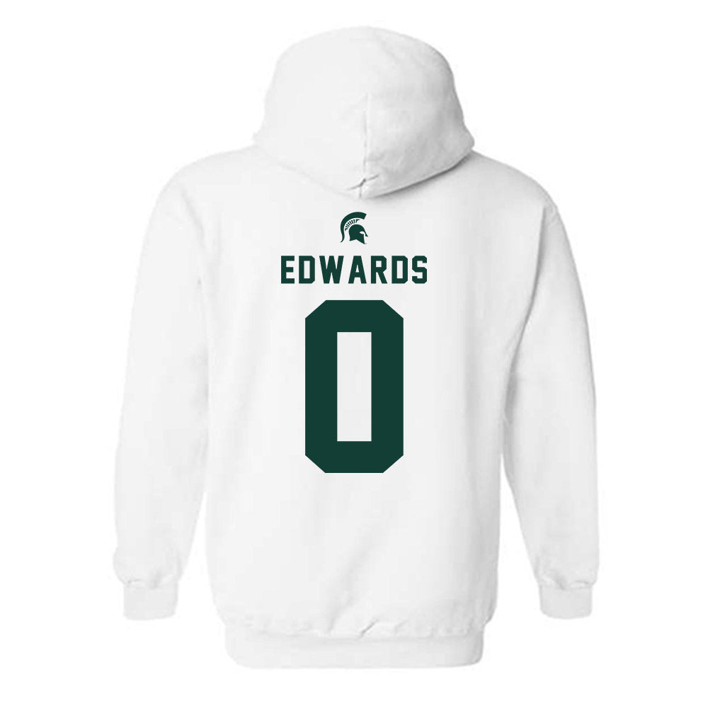 Michigan State - NCAA Football : Cam Edwards - Classic Shersey Hooded Sweatshirt-1