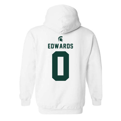 Michigan State - NCAA Football : Cam Edwards - Classic Shersey Hooded Sweatshirt-1
