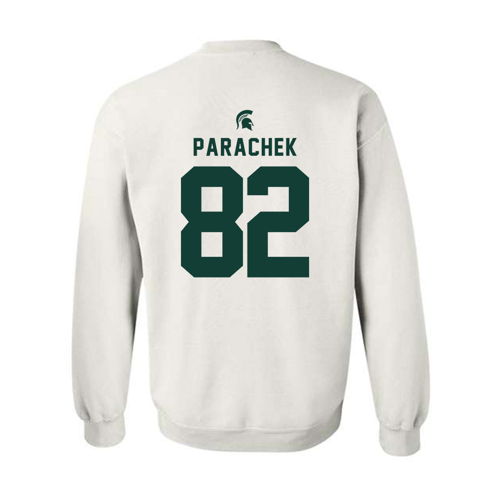 Michigan State - NCAA Football : Brennan Parachek - Classic Shersey Crewneck Sweatshirt-1