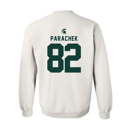 Michigan State - NCAA Football : Brennan Parachek - Classic Shersey Crewneck Sweatshirt-1