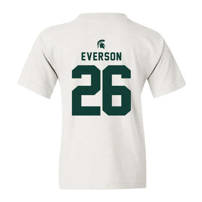 Michigan State - NCAA Baseball : Andrew Everson - Classic Shersey Youth T-Shirt-1