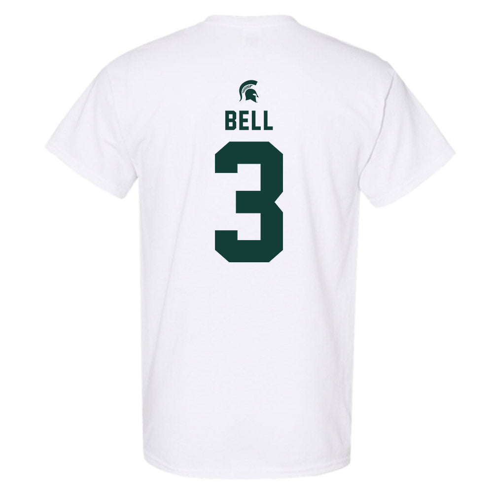 Michigan State - NCAA Football : Tre Bell - Classic Shersey T-Shirt-1
