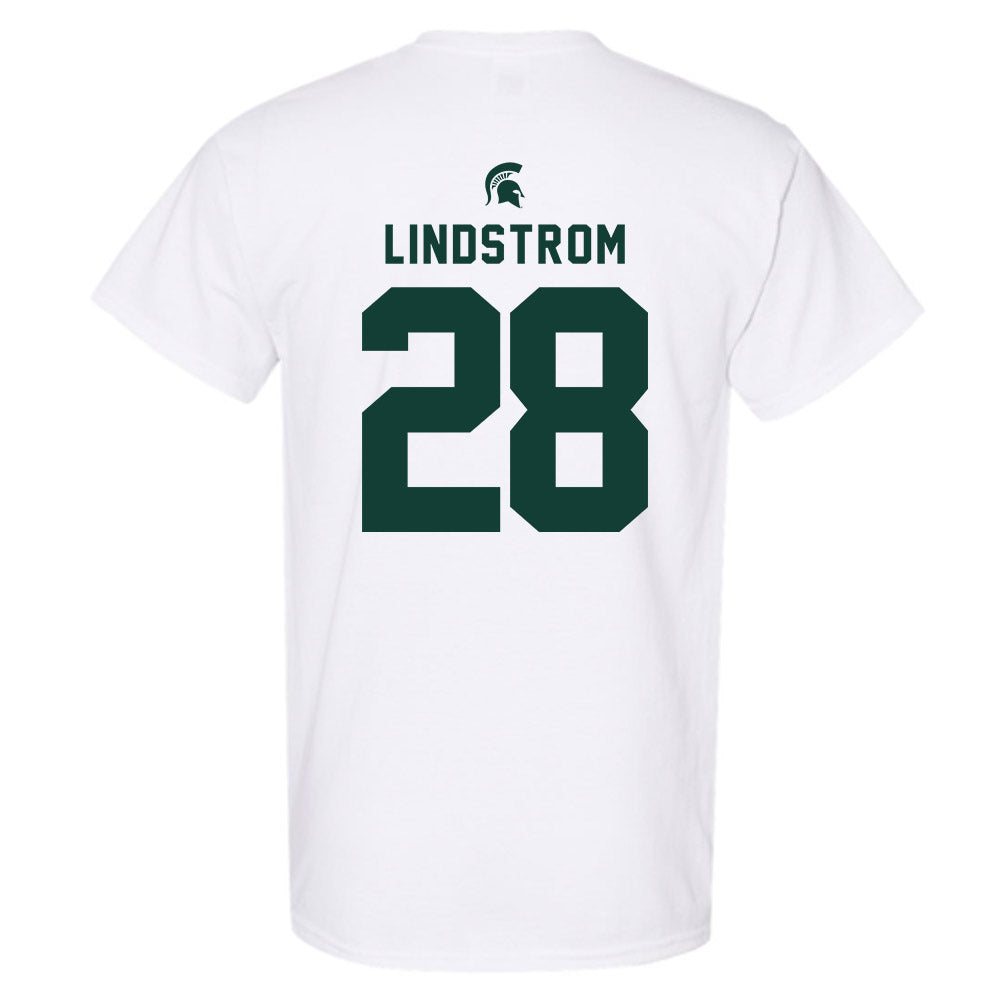 Michigan State - NCAA Men's Ice Hockey : Cayden Lindstrom - Classic Shersey T-Shirt-1