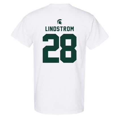 Michigan State - NCAA Men's Ice Hockey : Cayden Lindstrom - Classic Shersey T-Shirt-1