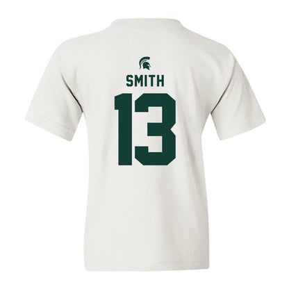 Michigan State - NCAA Football : Isaac Smith - Classic Shersey Youth T-Shirt-1