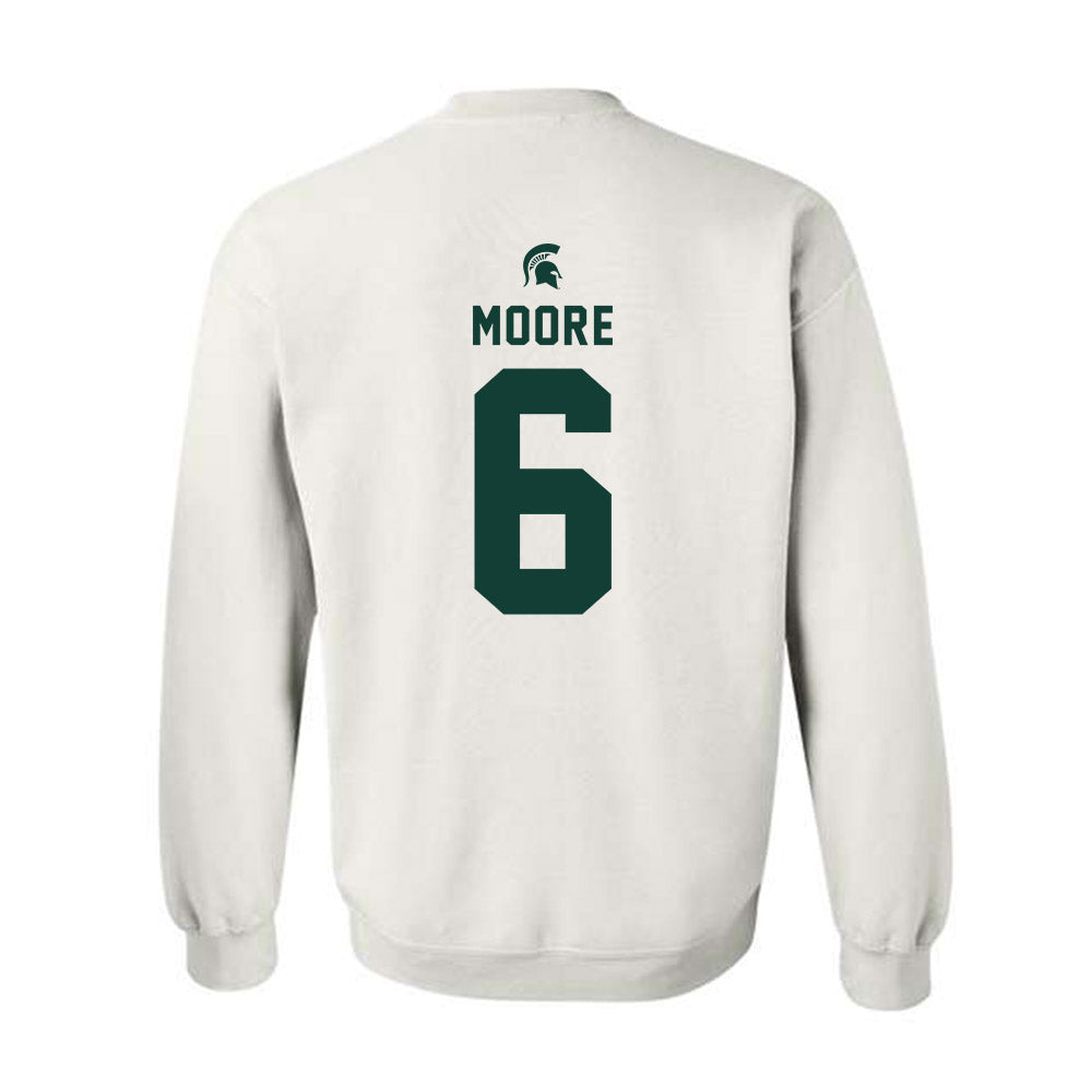 Michigan State - NCAA Football : Fredrick Moore - Classic Shersey Crewneck Sweatshirt-1