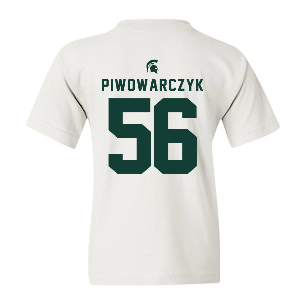 Michigan State - NCAA Football : Chris Piwowarczyk - Classic Shersey Youth T-Shirt-1