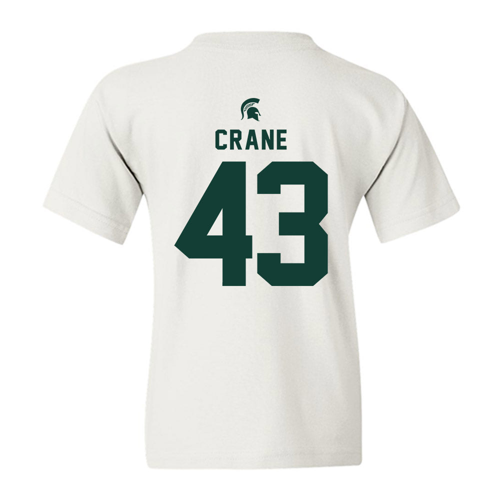 Michigan State - NCAA Baseball : Bobby Crane - Classic Shersey Youth T-Shirt-1
