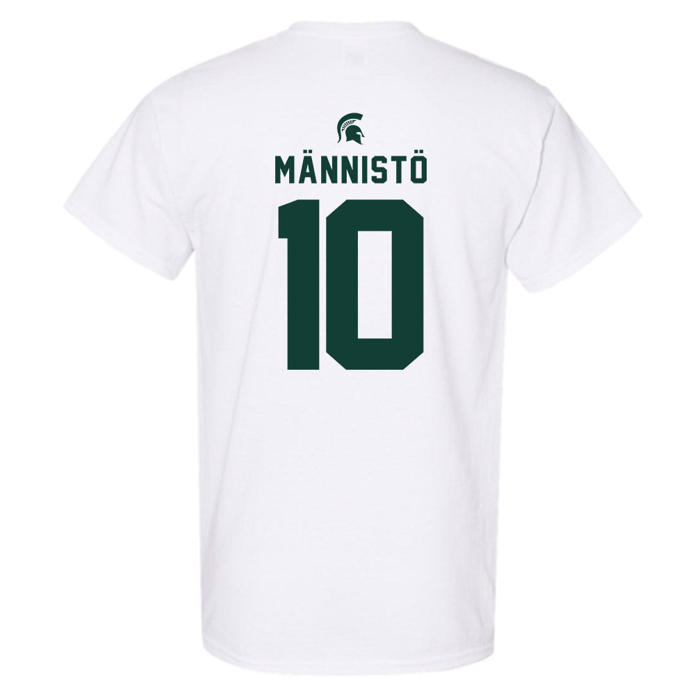 Michigan State - NCAA Men's Ice Hockey : Tommi Männistö - Classic Shersey T-Shirt-1