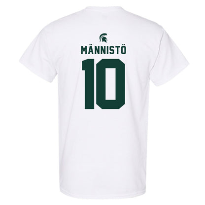 Michigan State - NCAA Men's Ice Hockey : Tommi Männistö - Classic Shersey T-Shirt-1