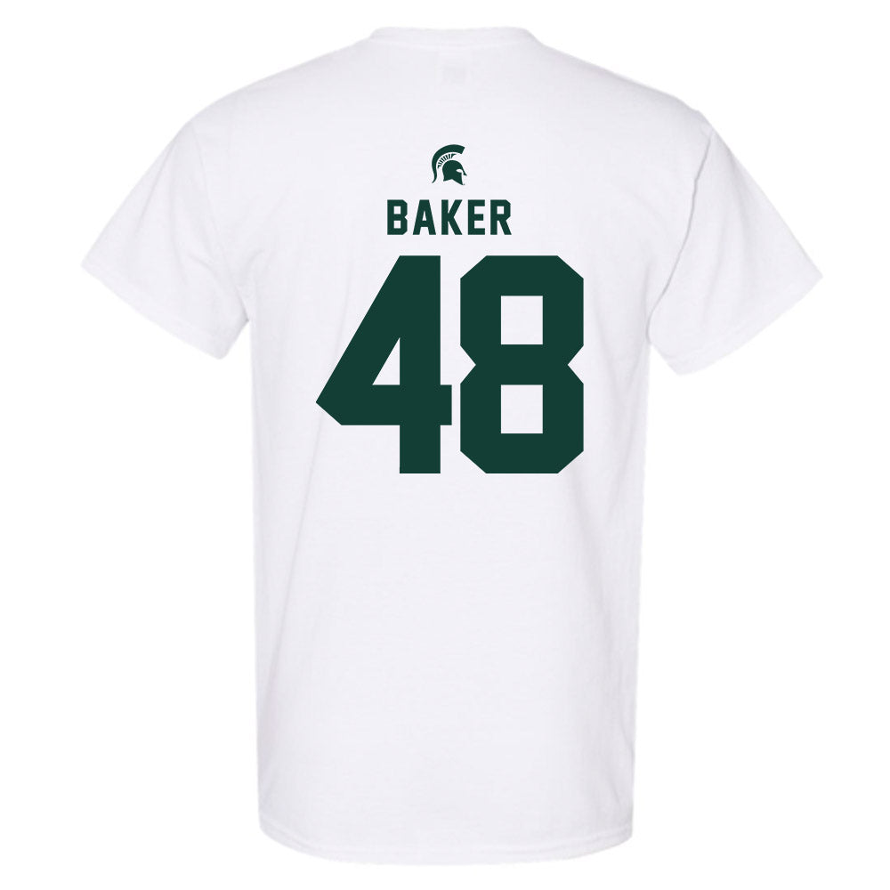 Michigan State - NCAA Football : Charlie Baker - Classic Shersey T-Shirt-1