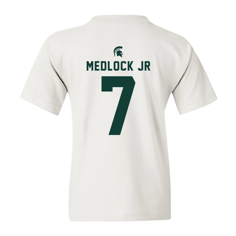 Michigan State - NCAA Men's Basketball : Carlos Medlock jr - Classic Shersey Youth T-Shirt-1