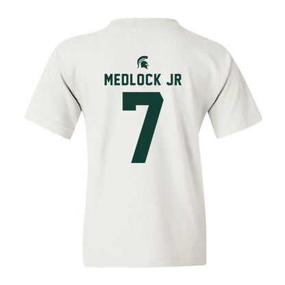 Michigan State - NCAA Men's Basketball : Carlos Medlock jr - Classic Shersey Youth T-Shirt-1